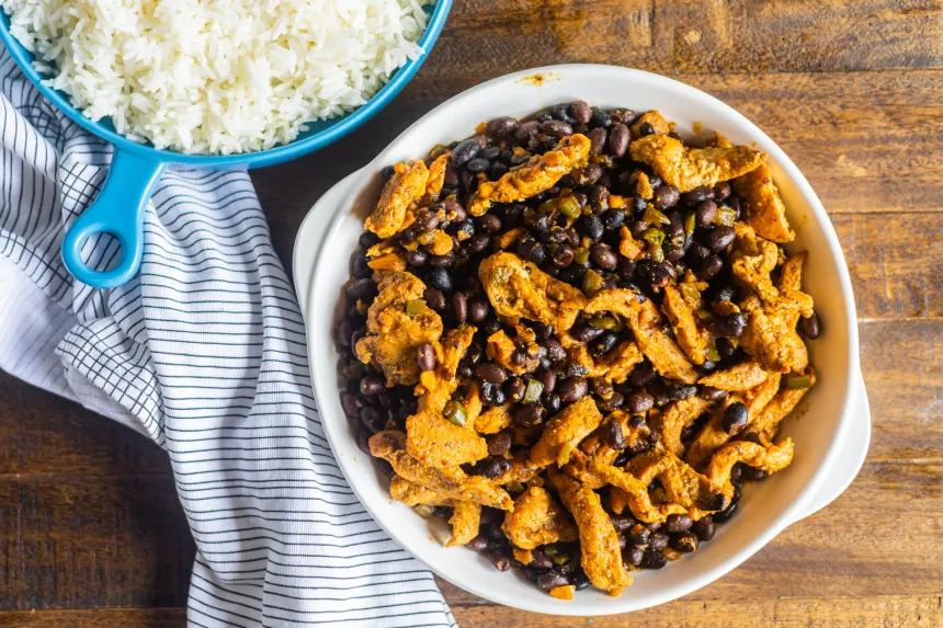 Chicken with Black Beans and Rice